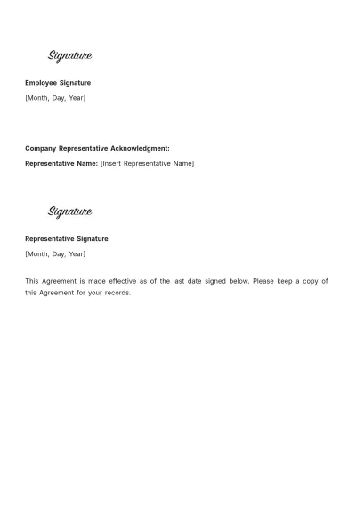 Free Administration Employee Access Card Return Agreement Template to Edit Online