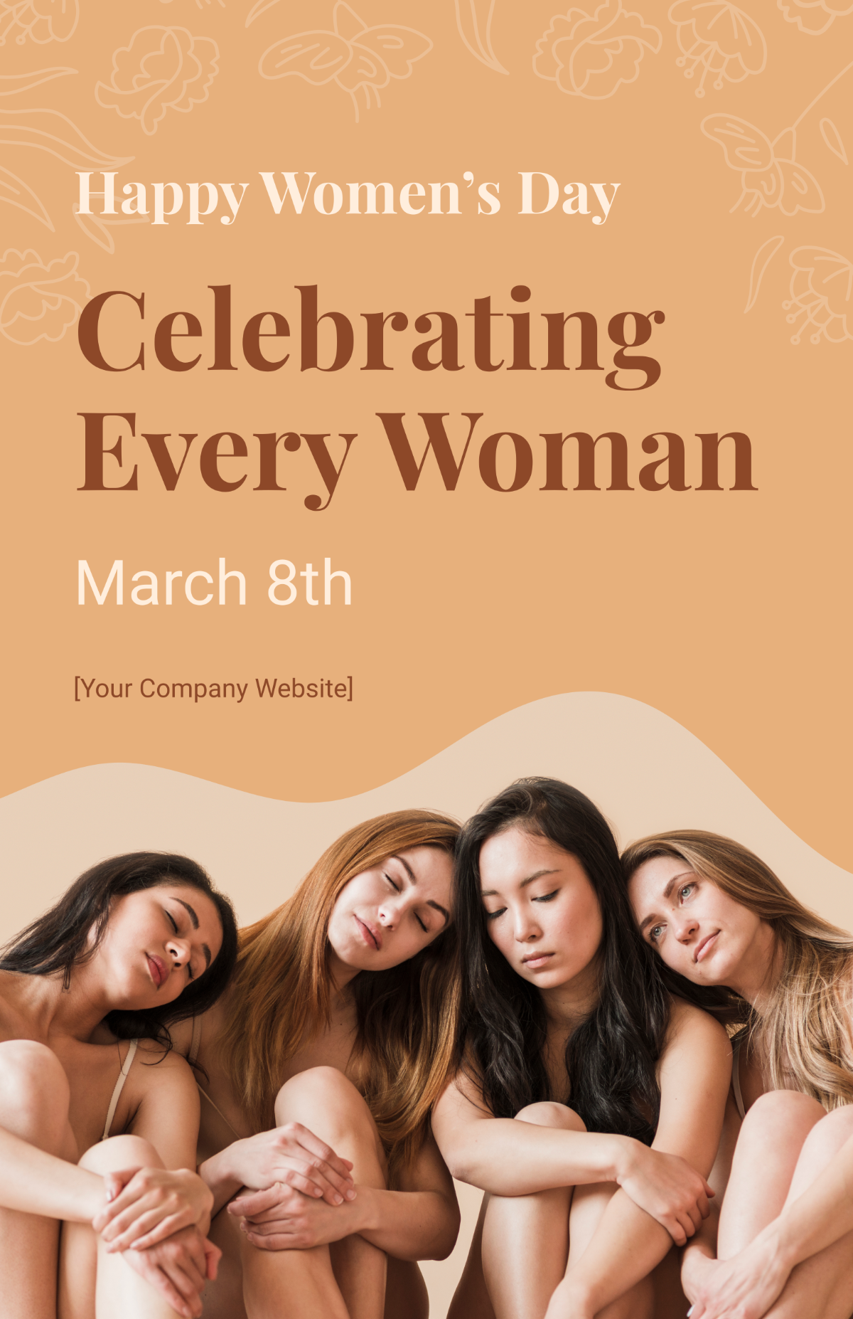 Happy Women's Day 2024 Poster Template