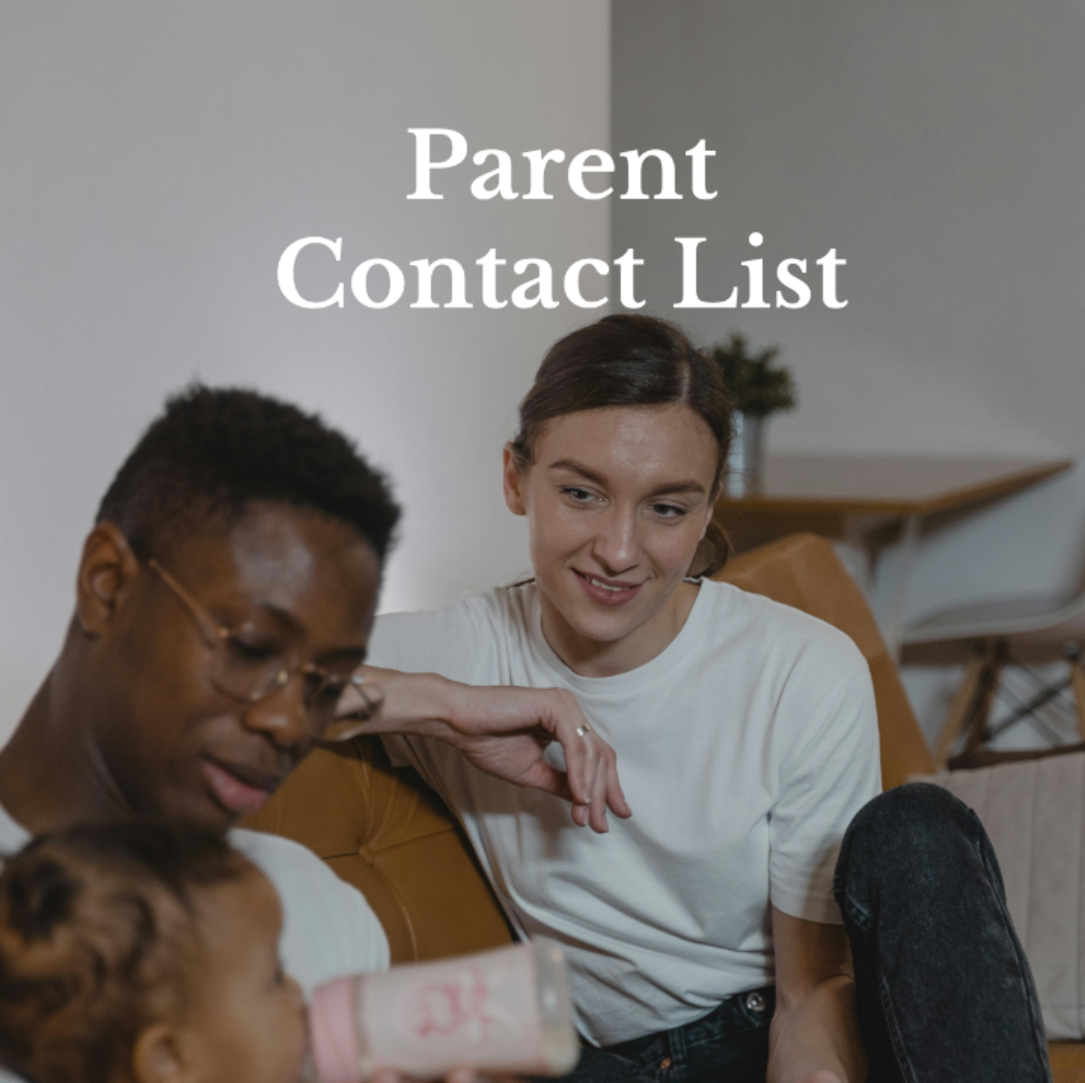 Parent Contact List Template