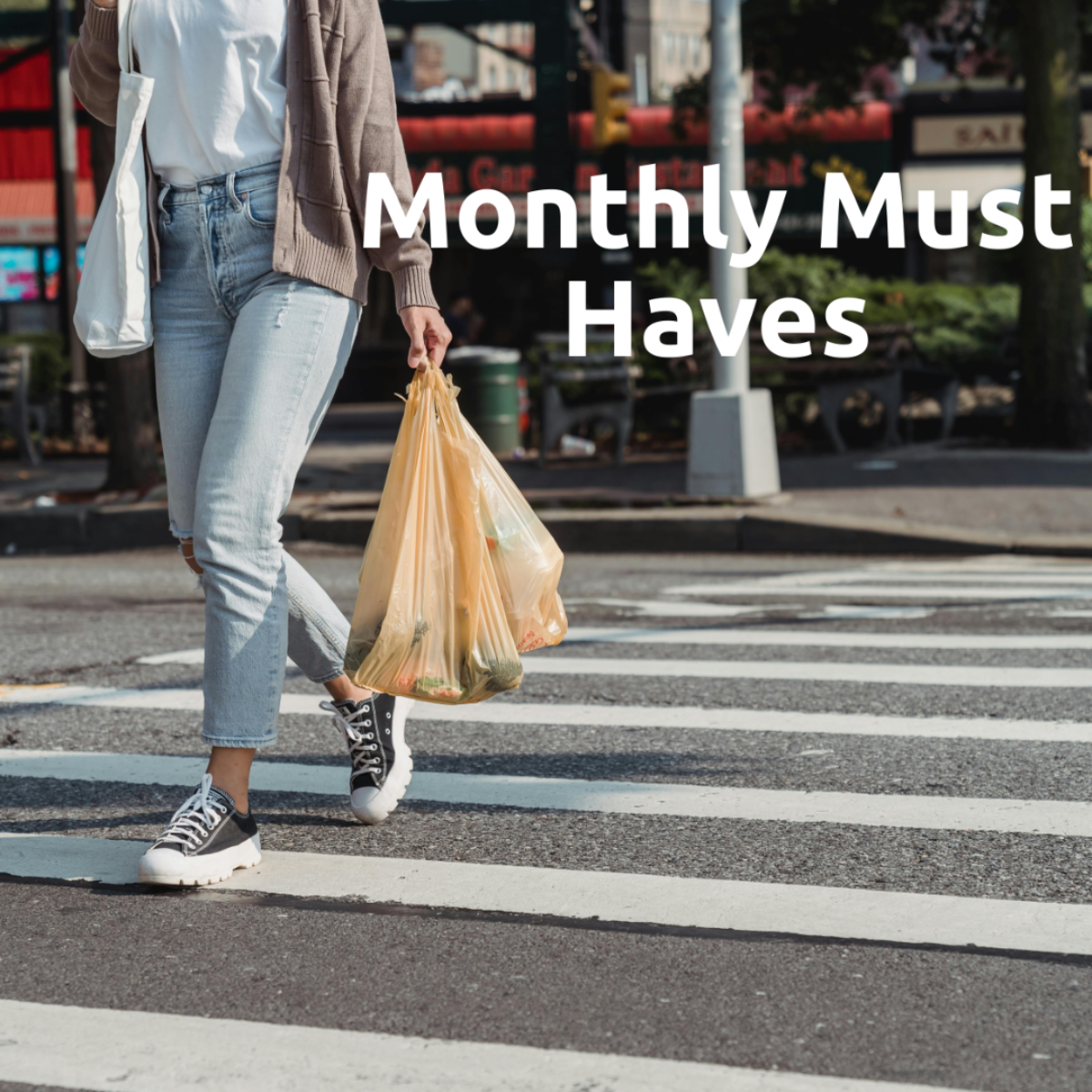 Monthly Shopping List Template