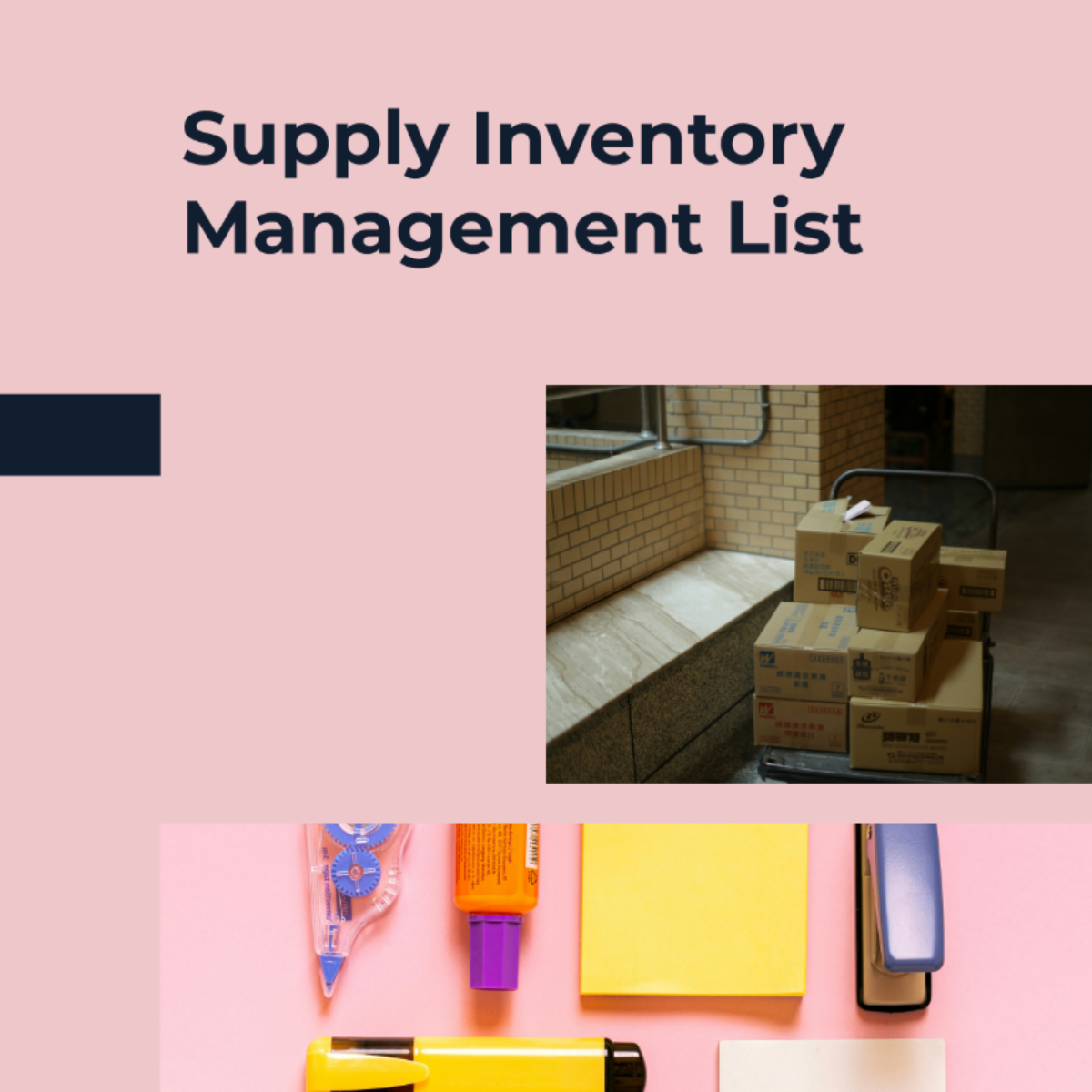 Supply Inventory List Template
