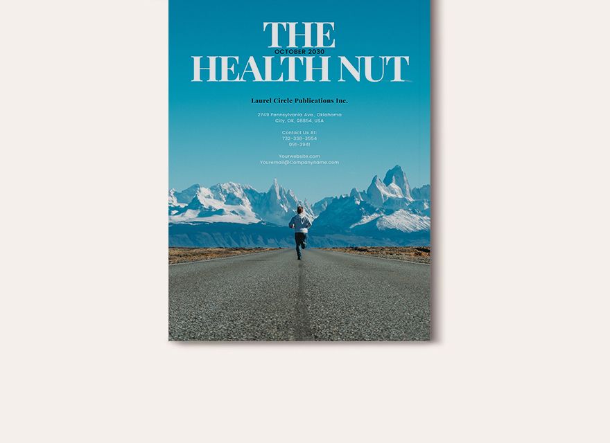 Editable Health Magazine Template