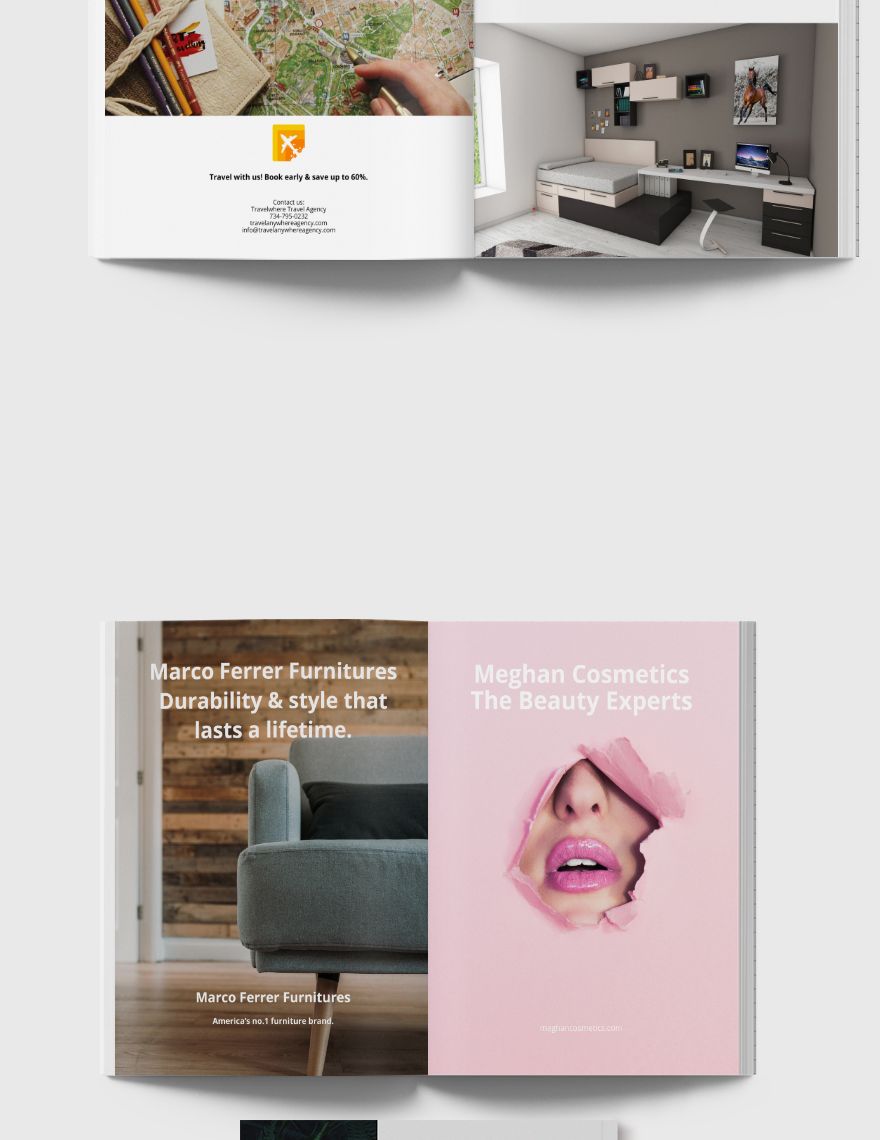 Editable Interior Design Magazine Template