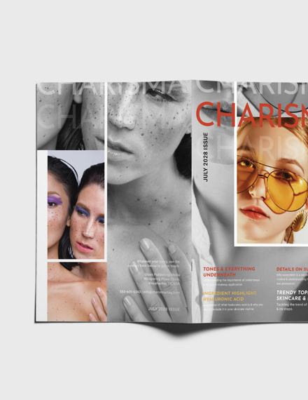 Customise Beauty Product Magazine