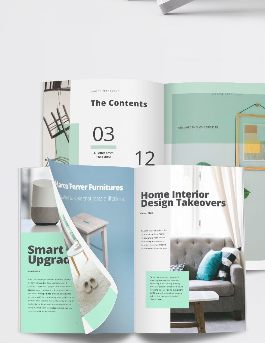 Best Interior Design Magazine Template