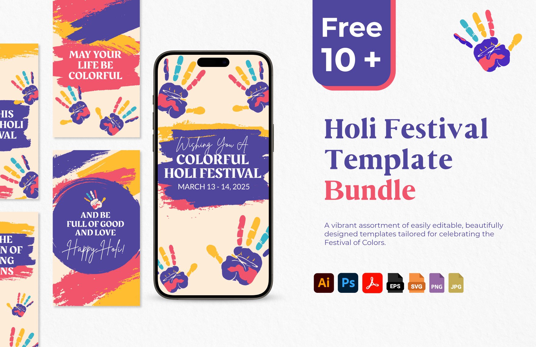 10+ Holi Festival Template Bundle