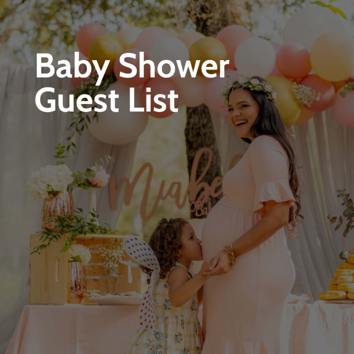 Baby Shower Guest List Template