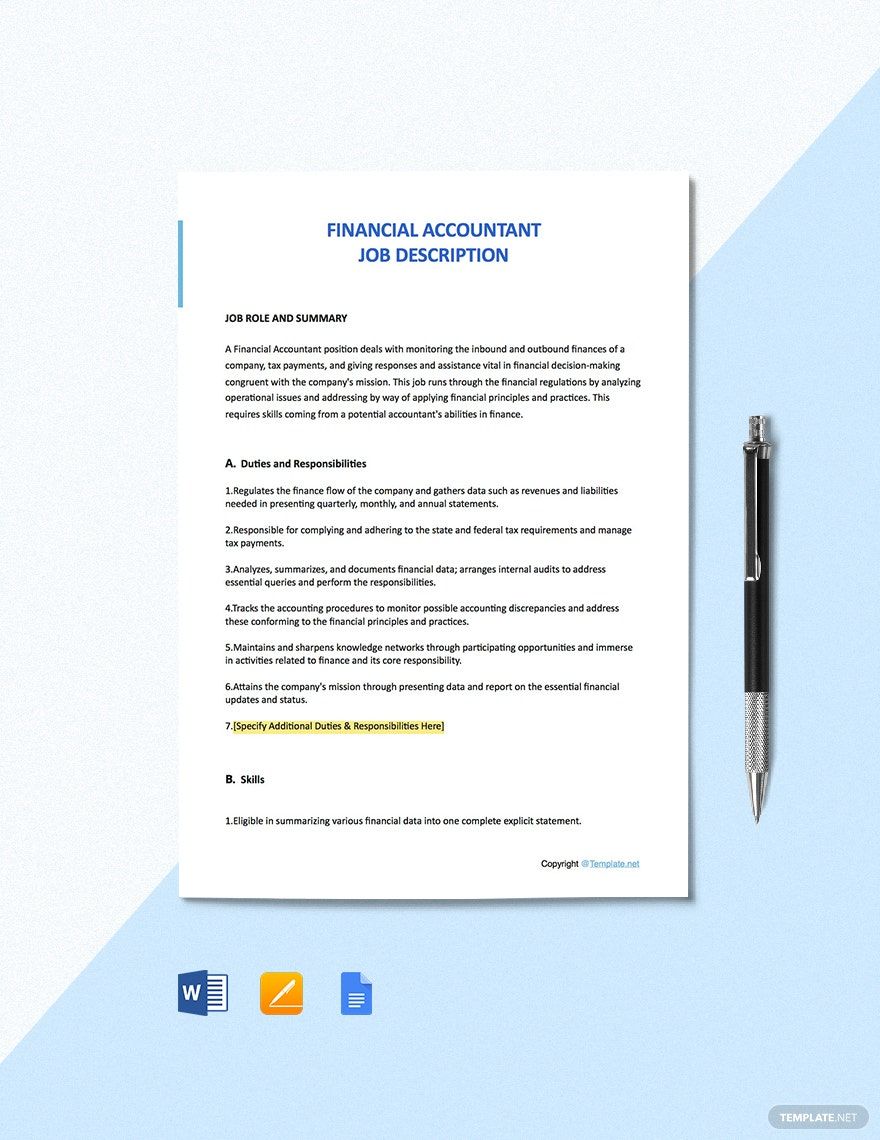 Human Resources Assistant Job Description Template Google Docs Word