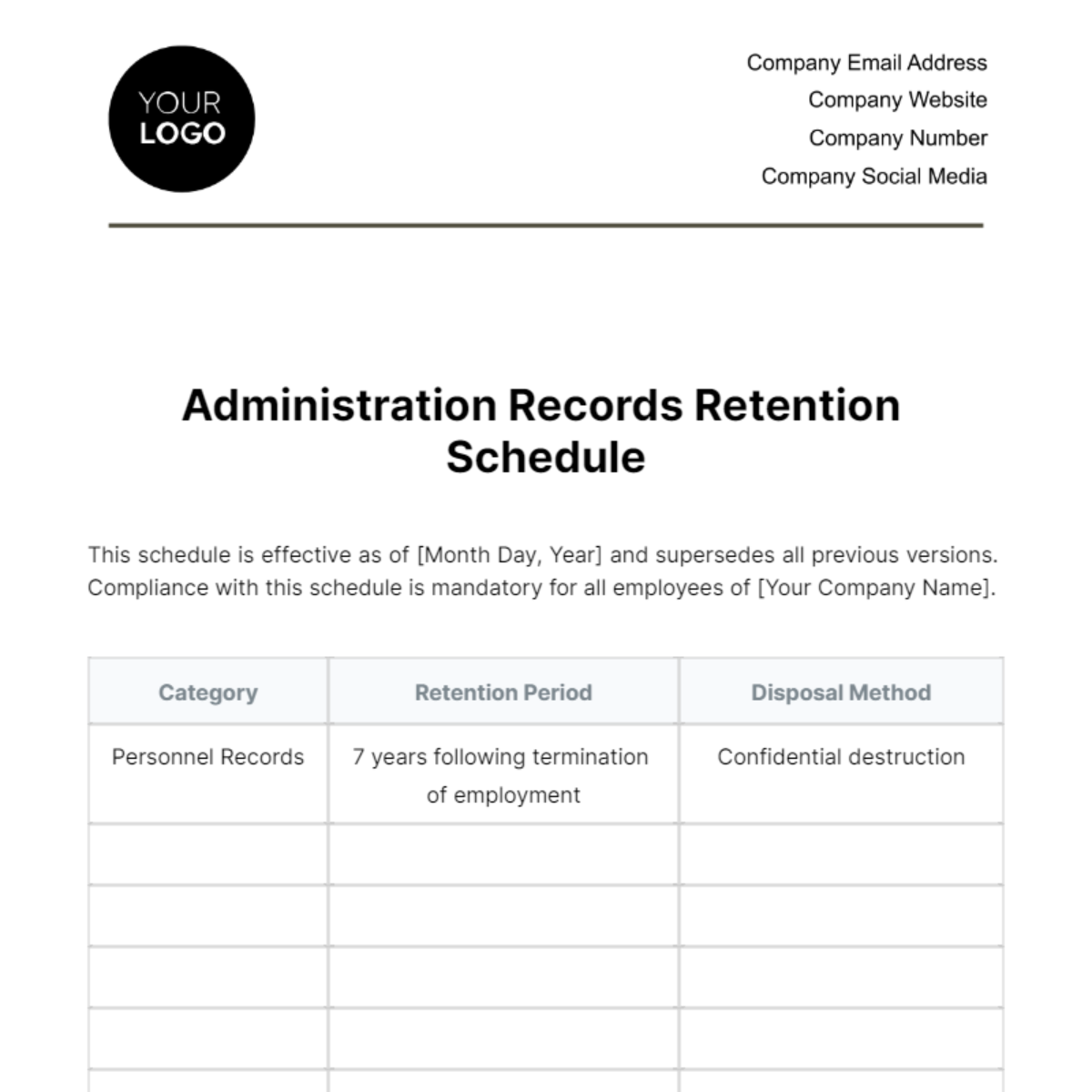 Page 20 Free Templates Examples Edit Online Download Template