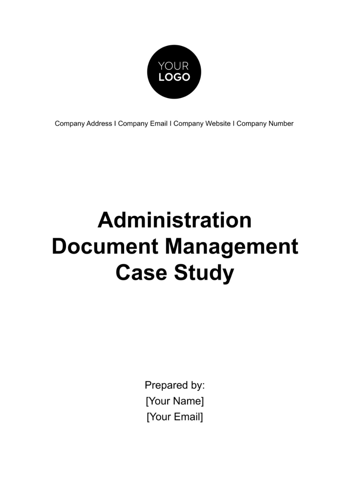 Administration Document Management Case Study Template - Edit Online & Download