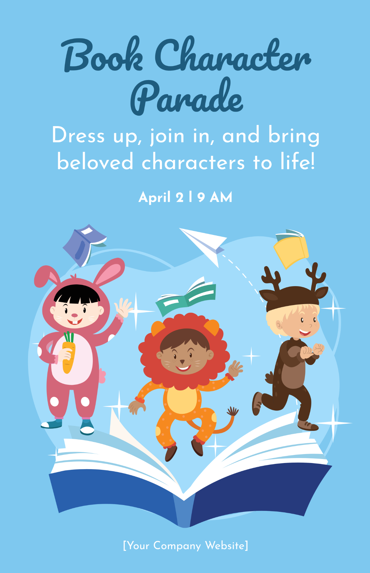 International Children’s Book Day  Poster Template