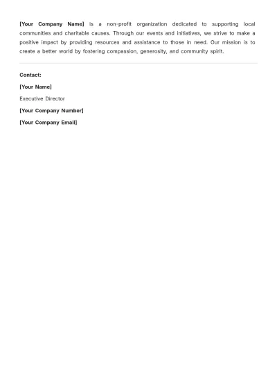 Free Aesthetic Event Press Release Template to Edit Online