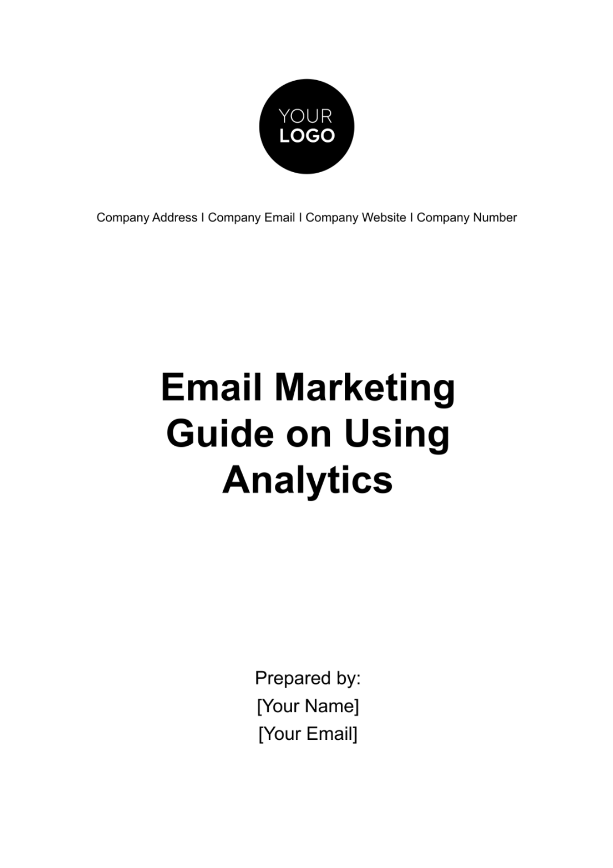 Email Marketing Guide on Using Analytics Template