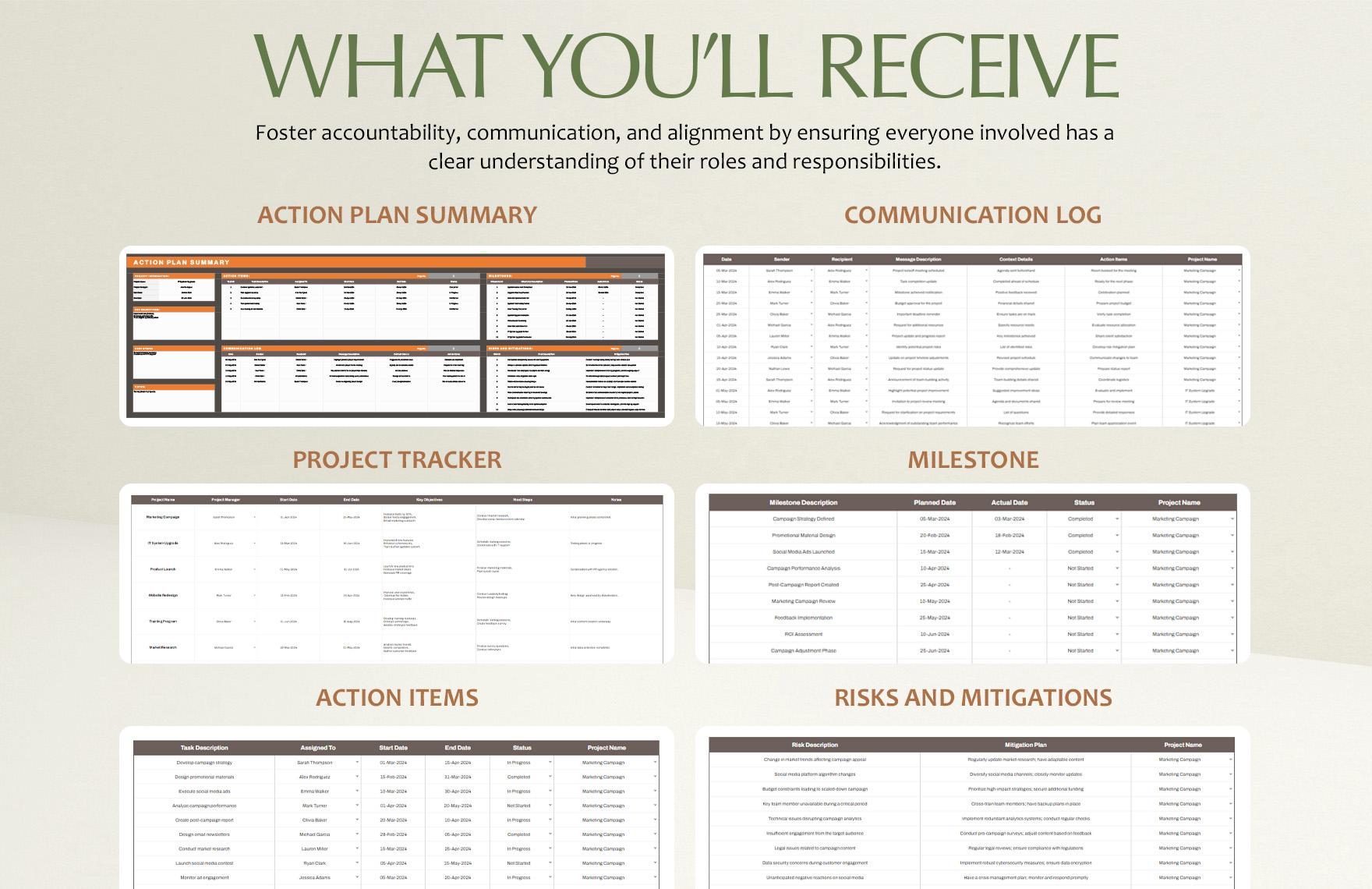 Action Plan Form Template