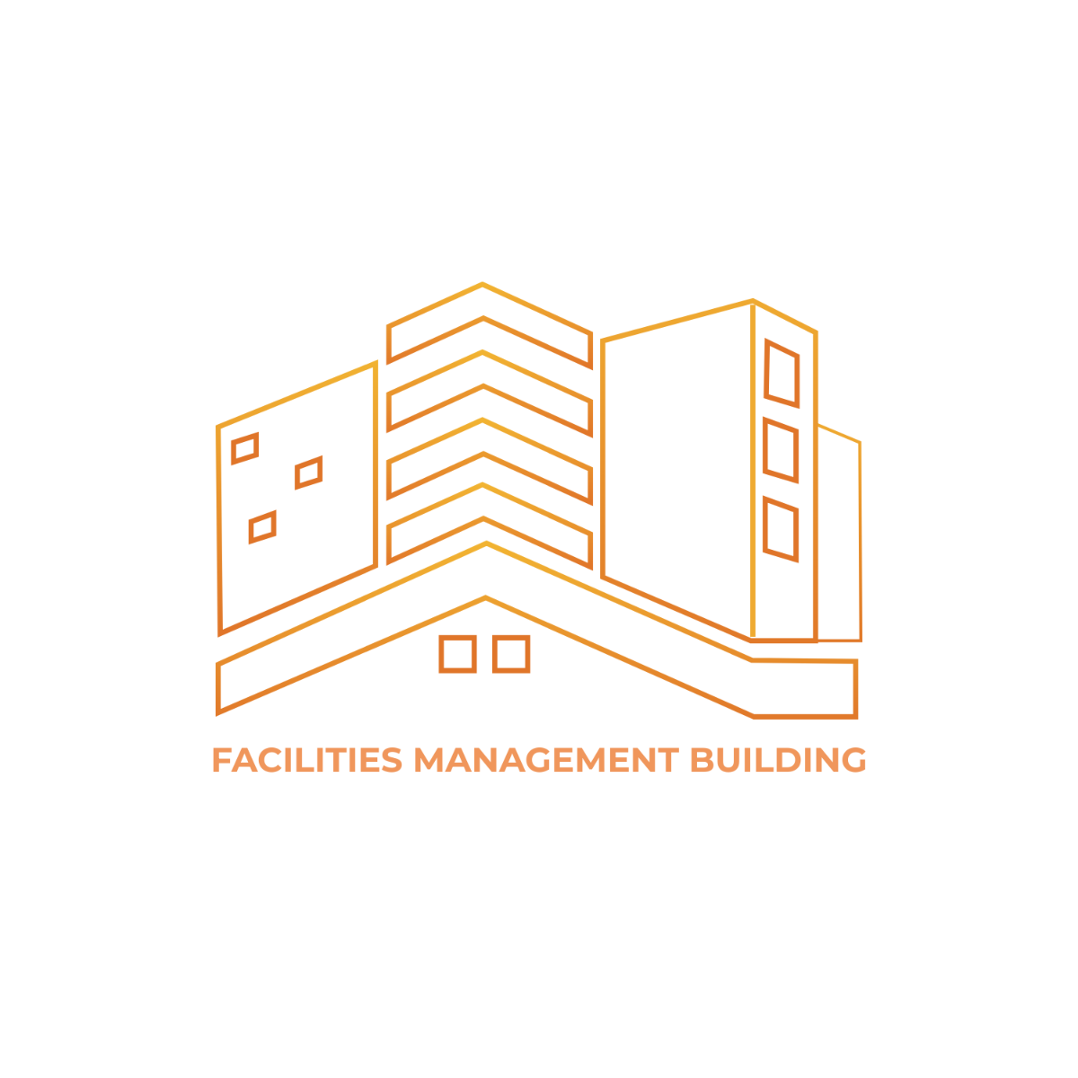 Facilities Management Building Logo Template