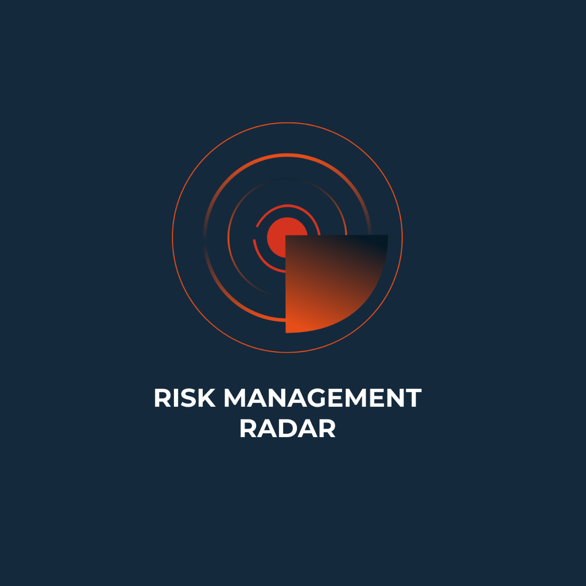 Risk Management Radar Logo Template
