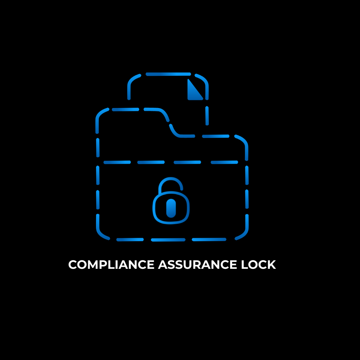 Compliance Assurance Lock Logo Template