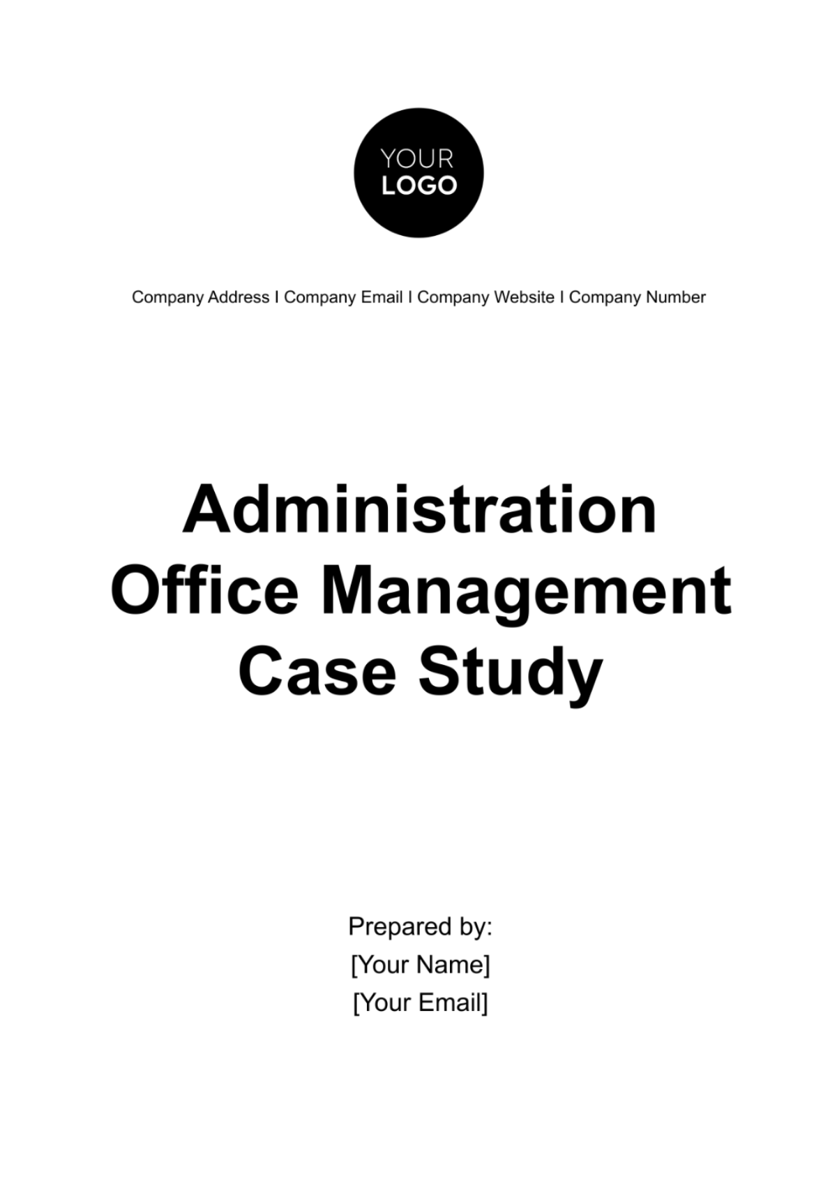 Free Administration Office Management Case Study Template