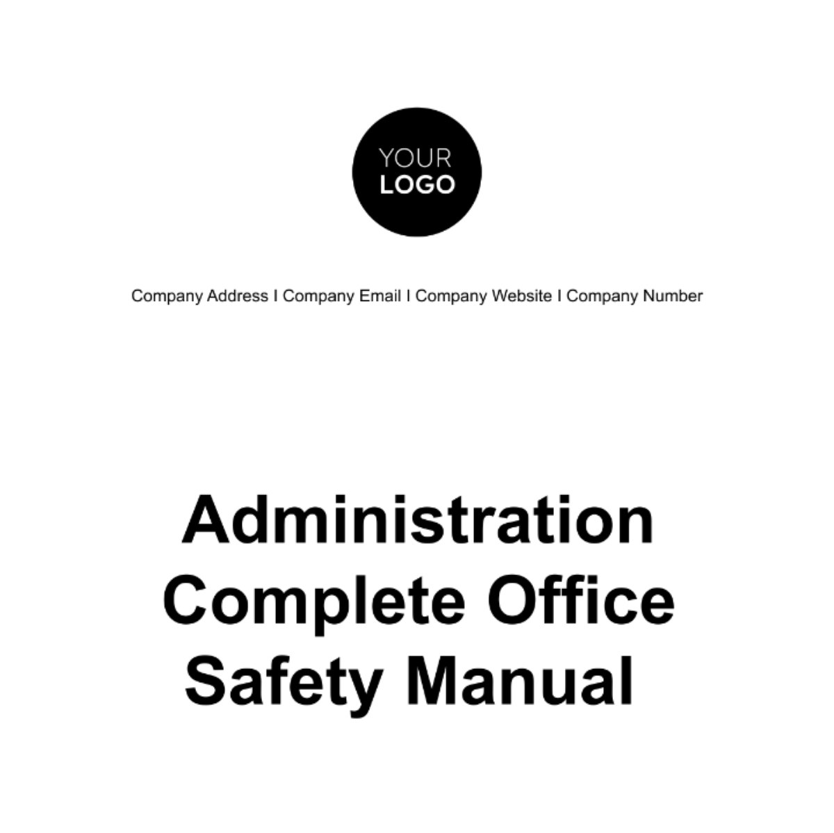 Administration Complete Office Safety Manual Template - Edit Online ...