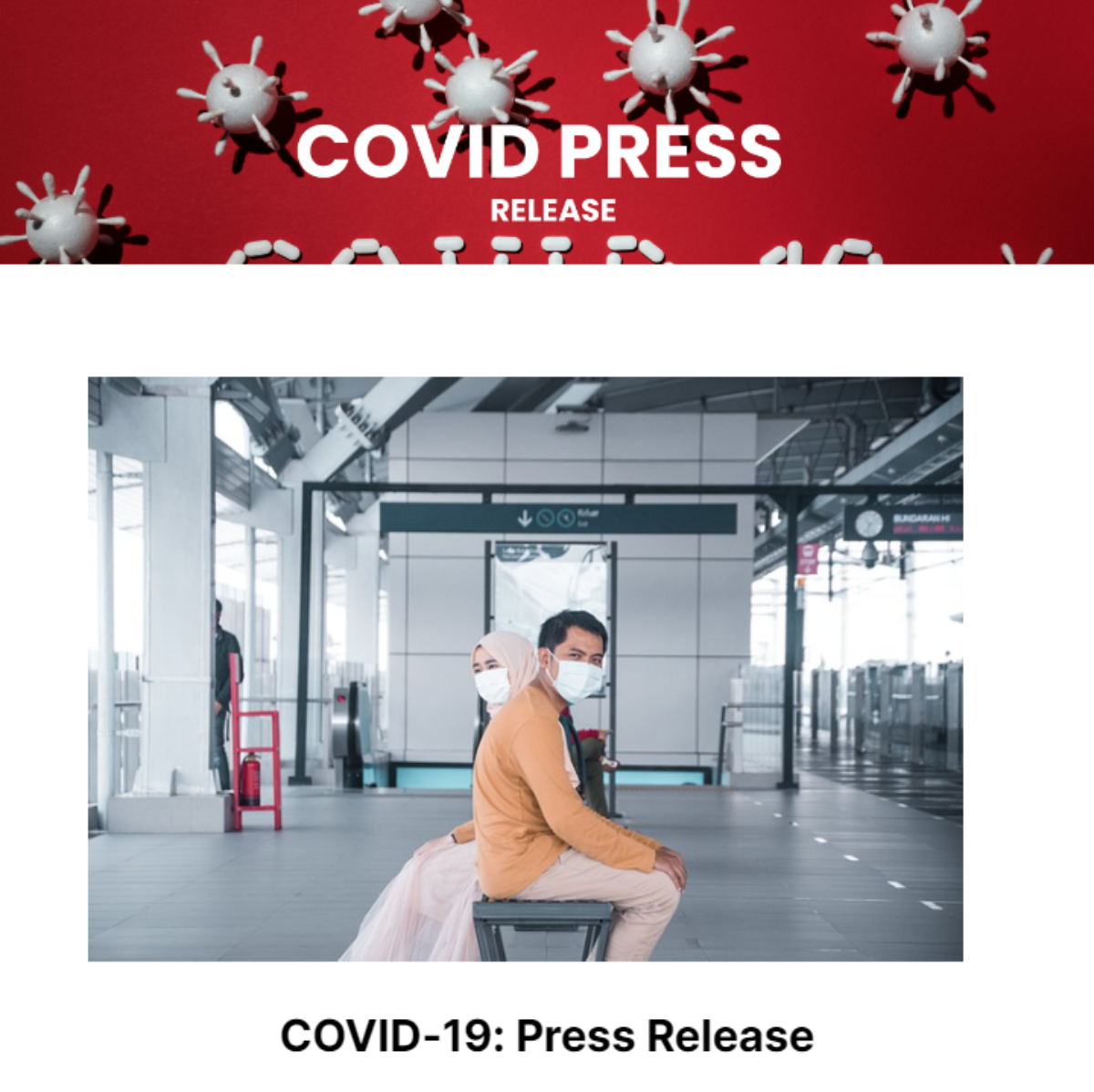 Covid Press Release Template