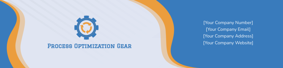 Process Optimization Gear Header Template