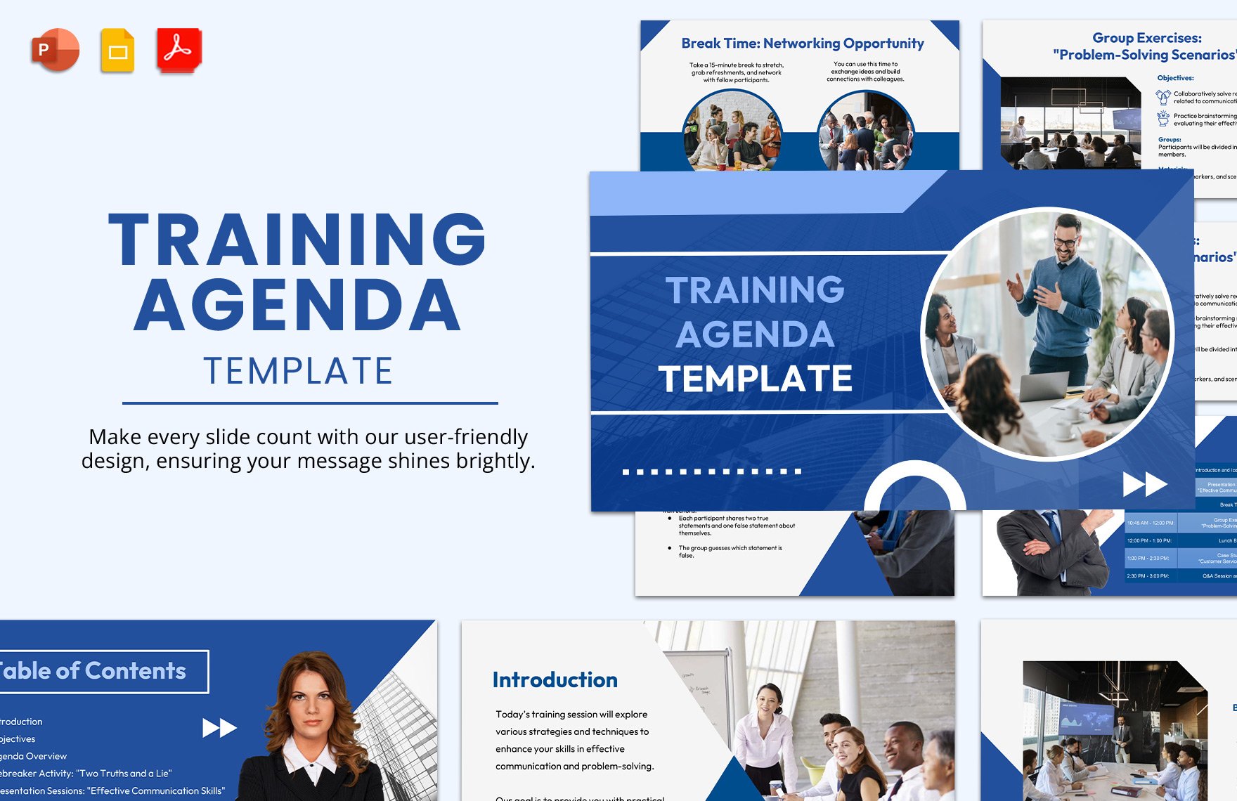 Training Agenda Template