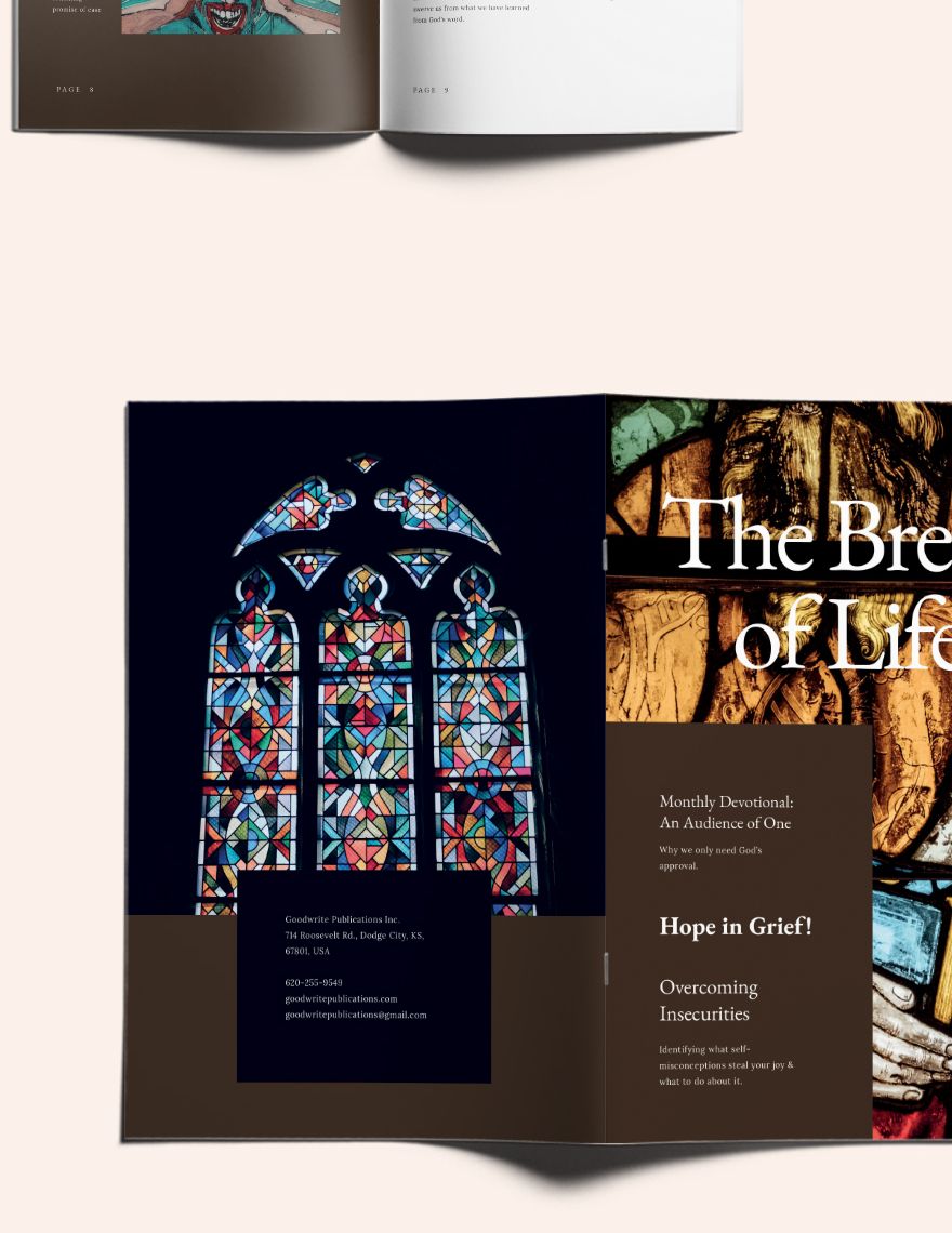 Editable Church Magazine Template