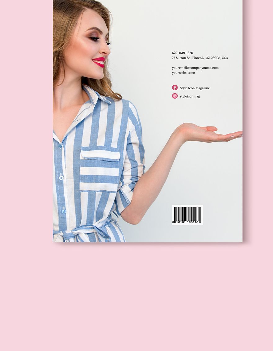 Editable Fashion Magazine Template