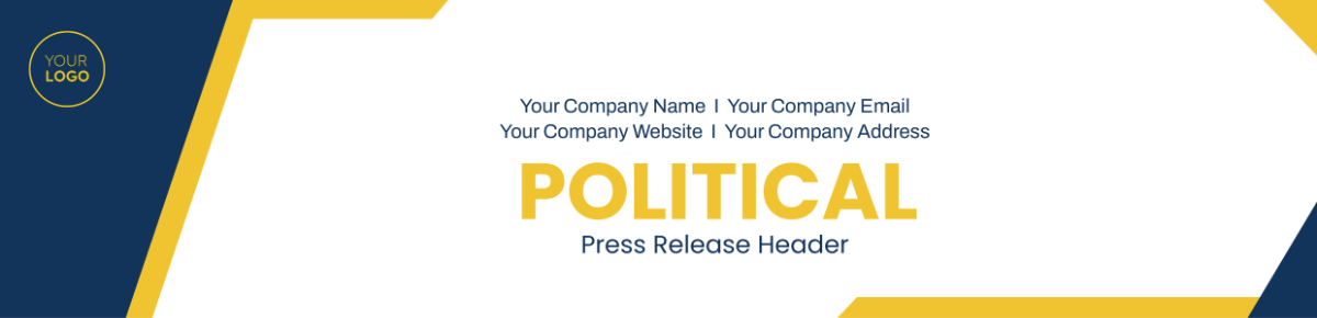Political Press Release Header
