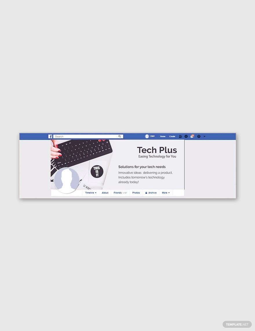 Startup Business Facebook Cover Page Template