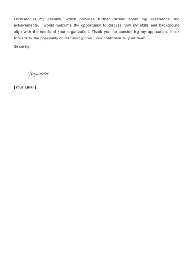 Free Accounts Officer Cover Letter to Edit Online