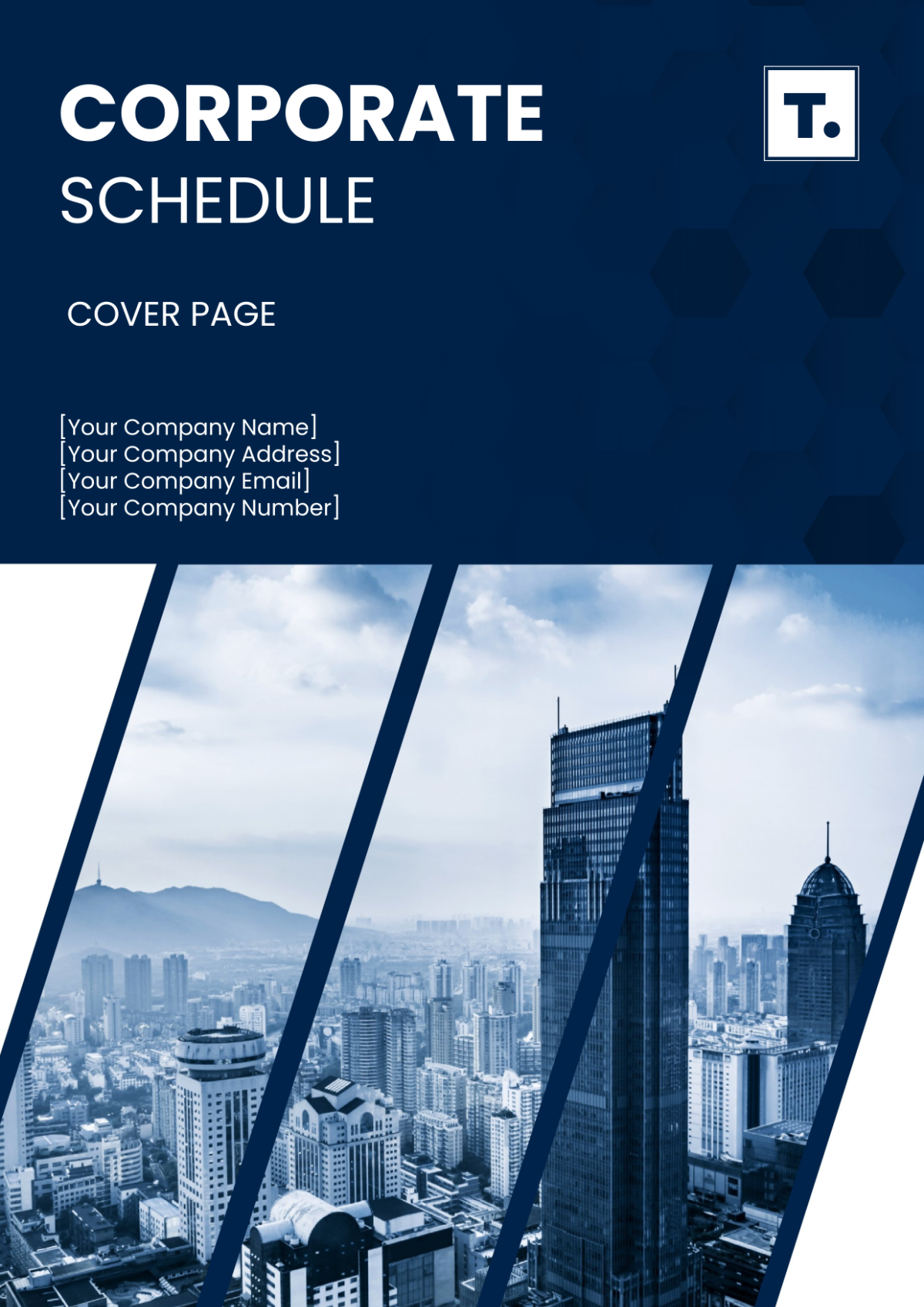 Corporate Schedule Cover Page