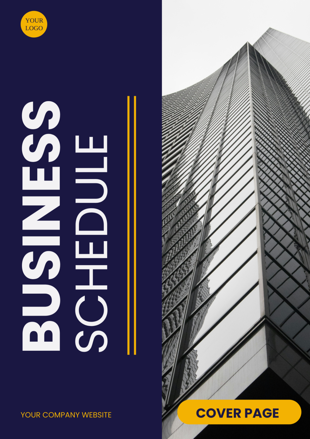 Business Schedule Cover Page