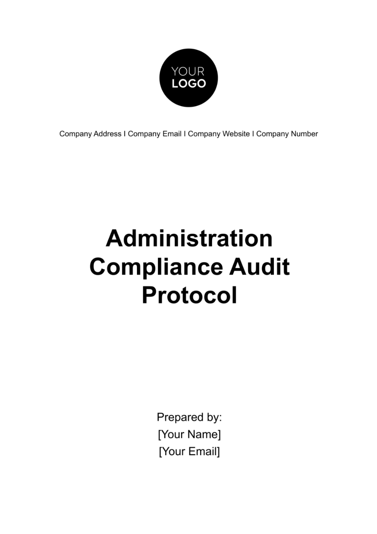 Administration Compliance Audit Protocol Template - Edit Online & Download