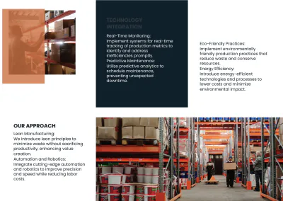 Free Production Process Improvement Guide Brochure Template to Edit Online