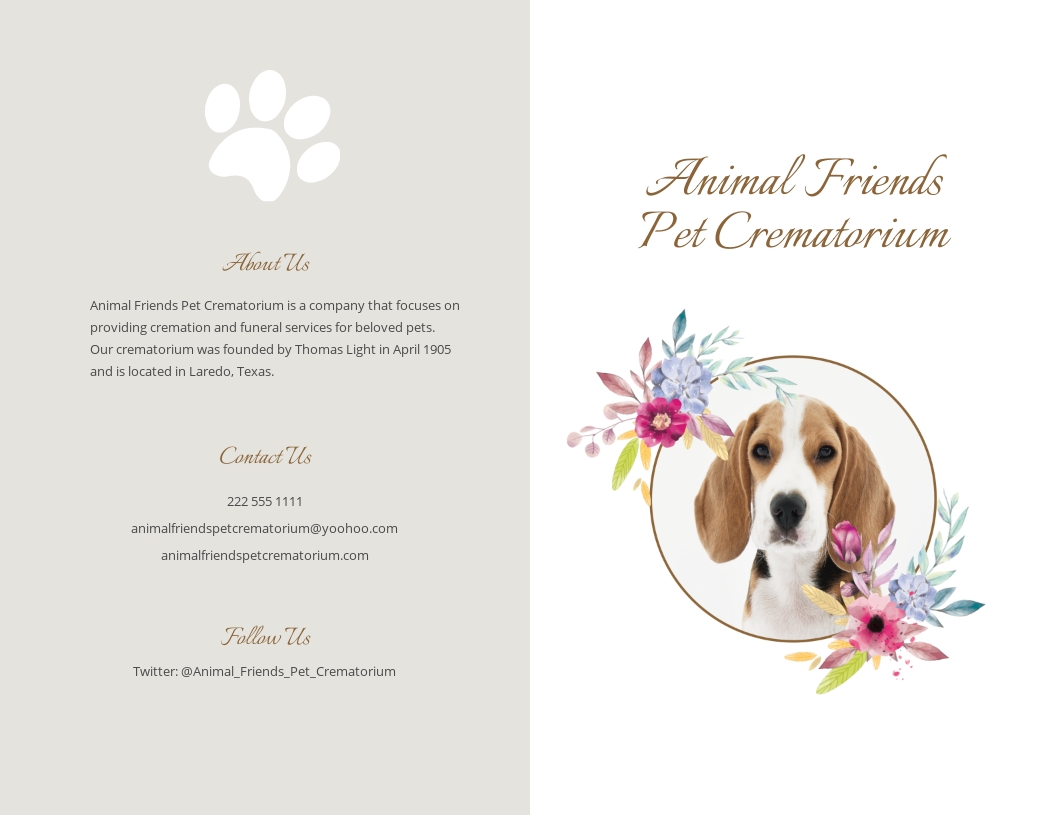 Pet Cremation Certificate