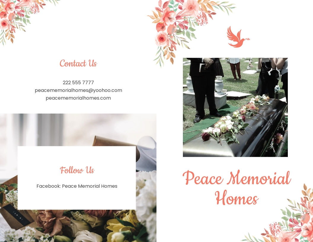 Plan Funeral Memorial Bi Fold Brochure Template.jpe