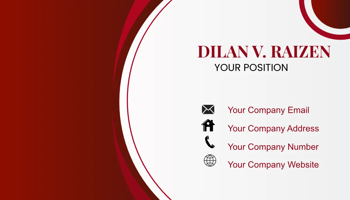 Free Financial Administrator Business Card Template to Edit Online