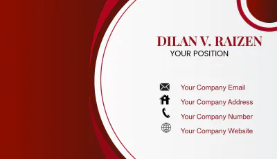 Free Financial Administrator Business Card Template to Edit Online