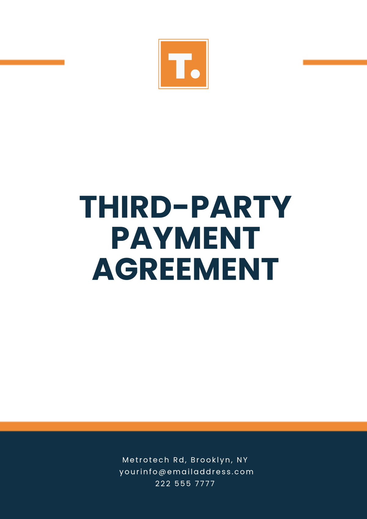 Third-Party Payment Agreement Template - Edit Online & Download