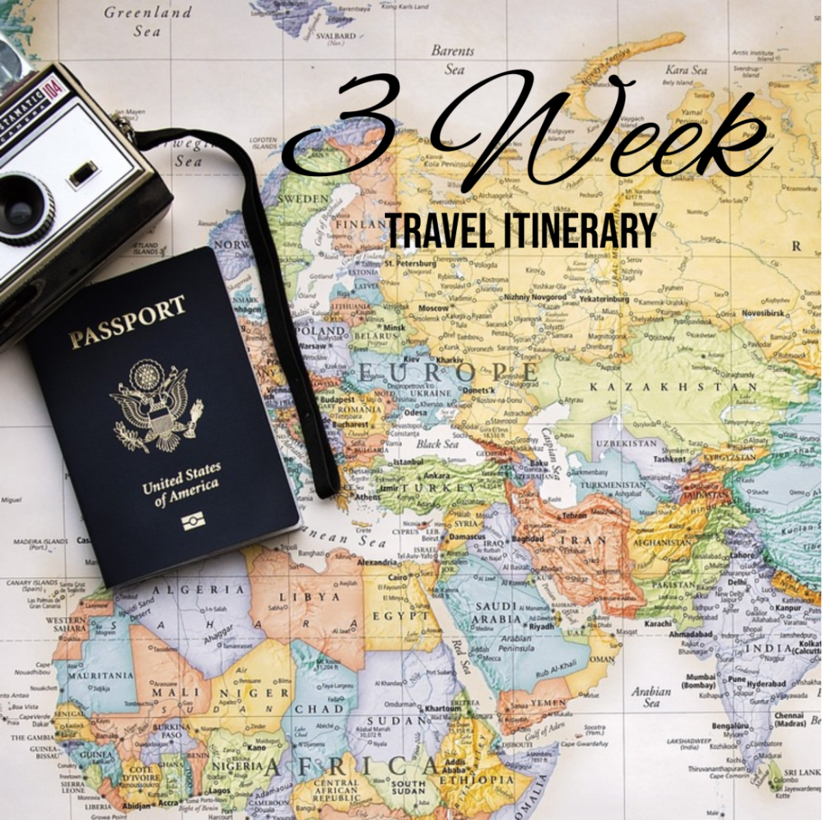 Free 3 Week Travel Itinerary Template