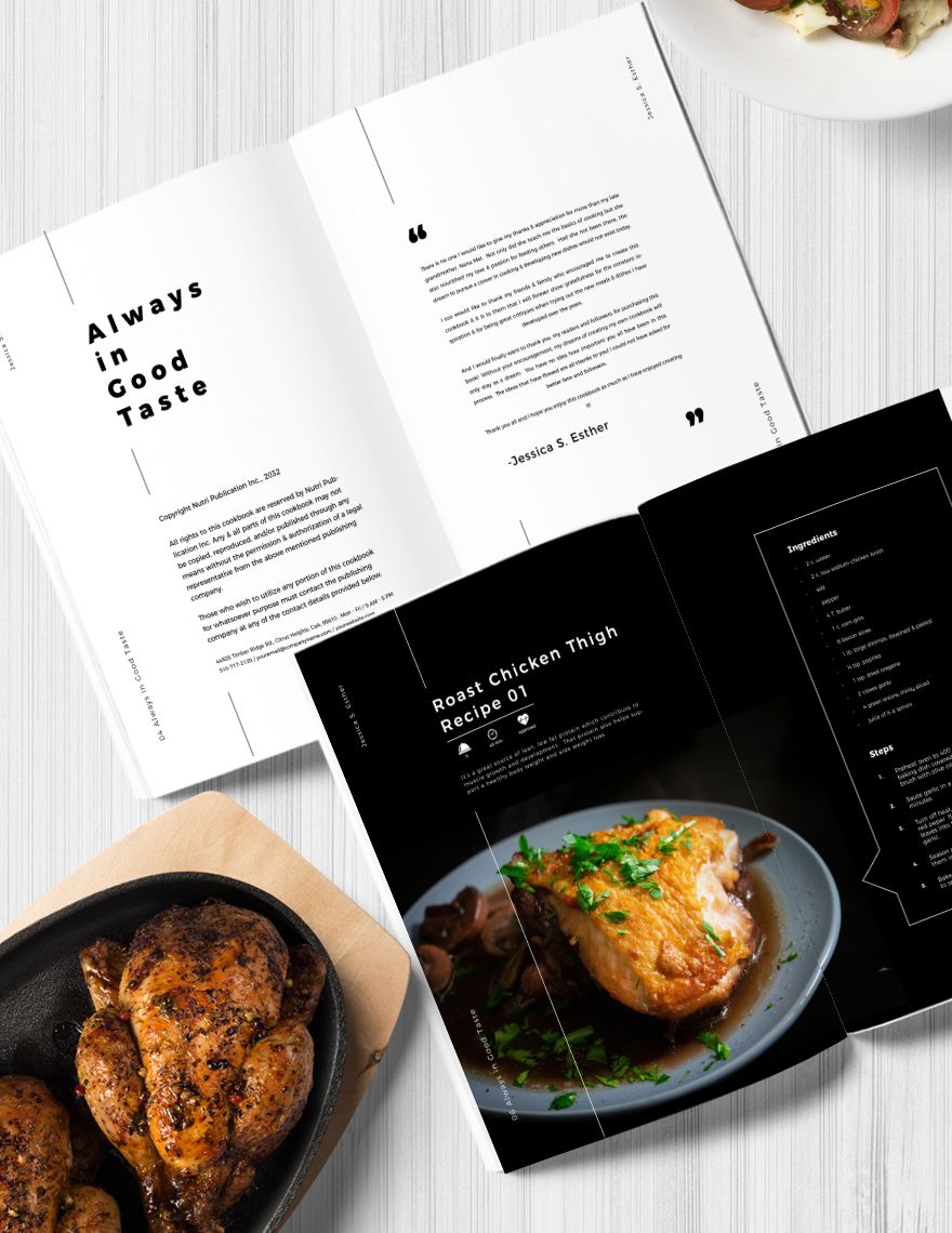 Personalized Cookbook Template