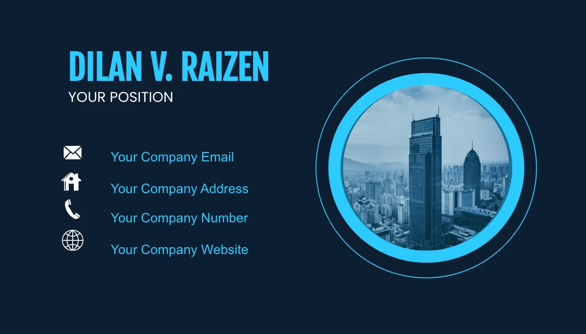 Free Project Management Specialist Business Card Template to Edit Online
