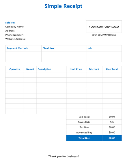 free receipt templates download ready made templatenet