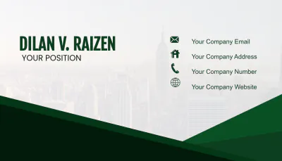 Free Data Management Coordinator Business Card Template to Edit Online