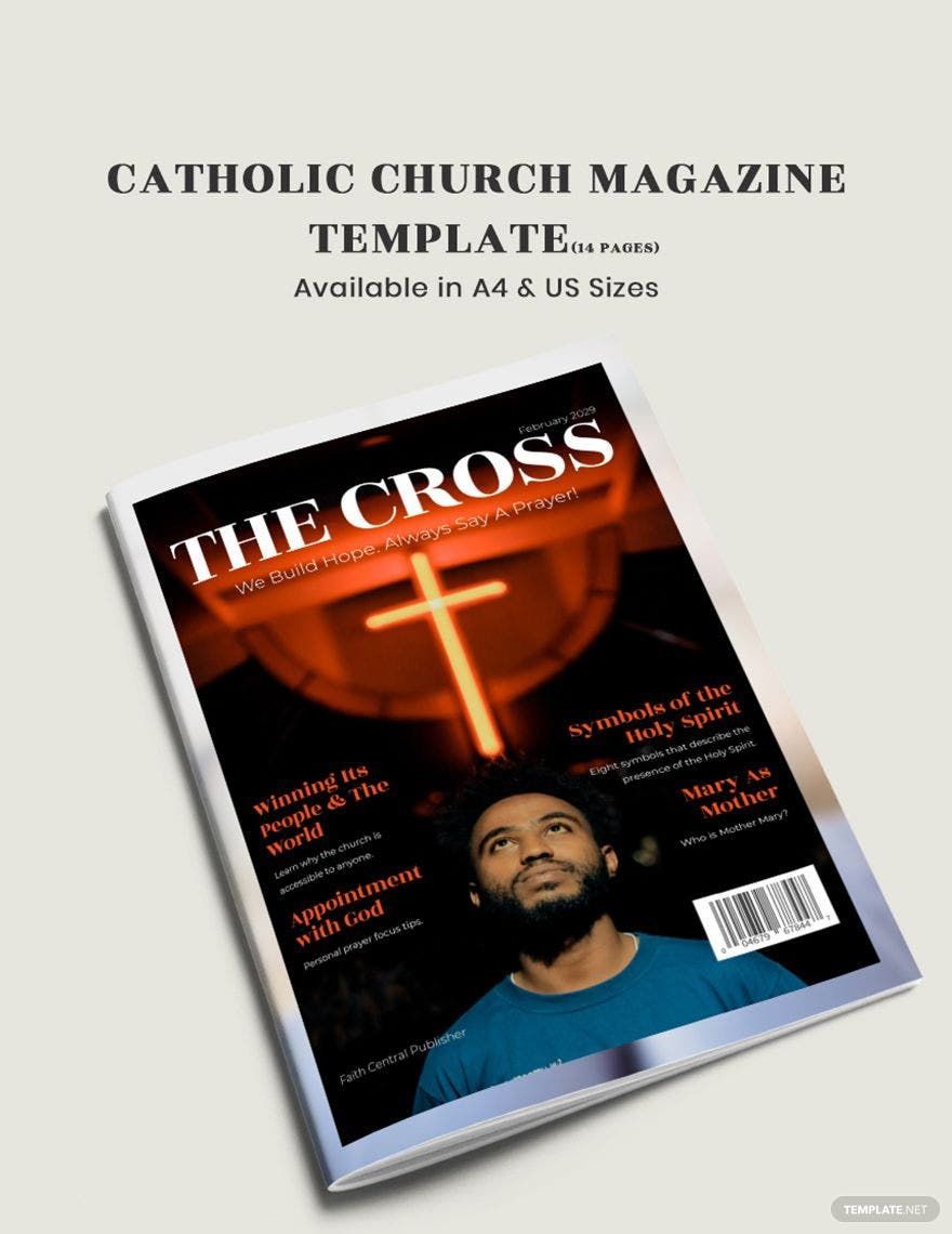 Catholic Church Magazine Template