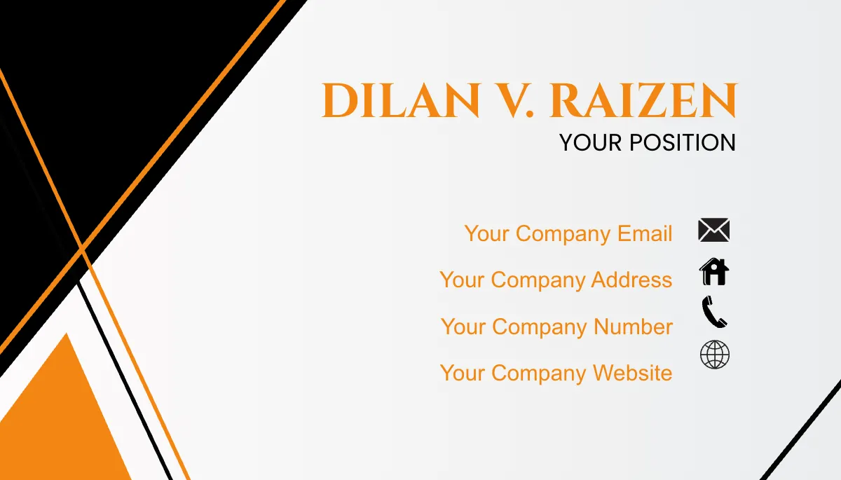 Free Customer Relations Manager Business Card Template to Edit Online