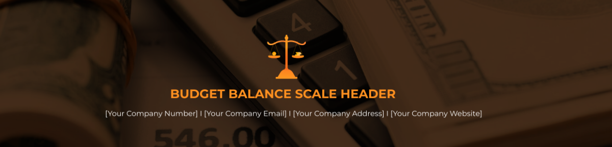 Budgeting Balance Scale Header