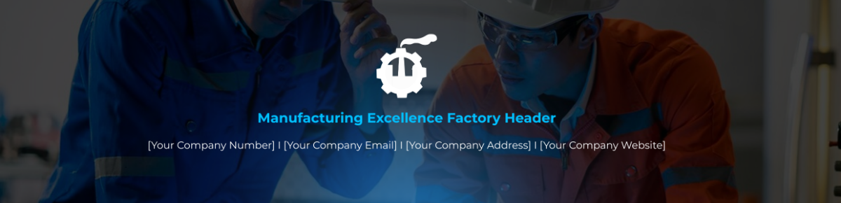 Manufacturing Excellence Factory Header