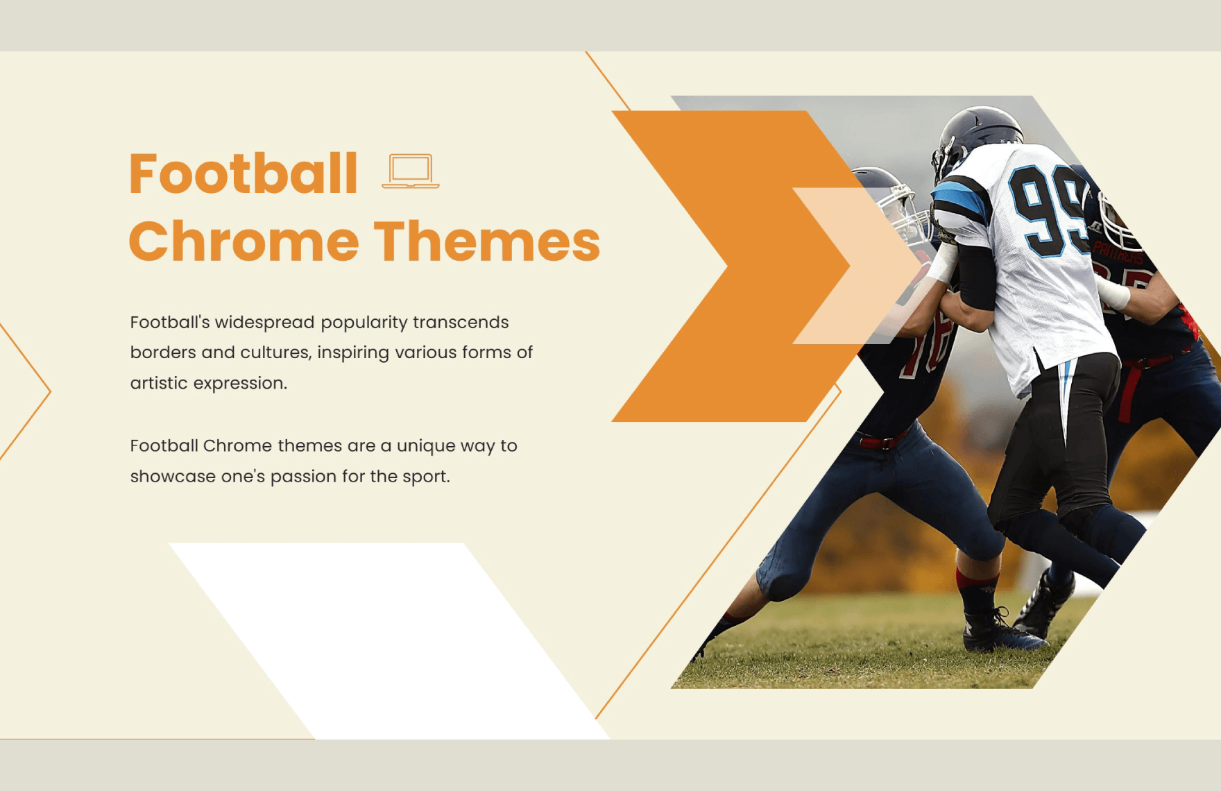 Football Chrome Themes Template